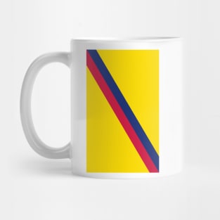 Barcelona Yellow Blue Red Sash Mug